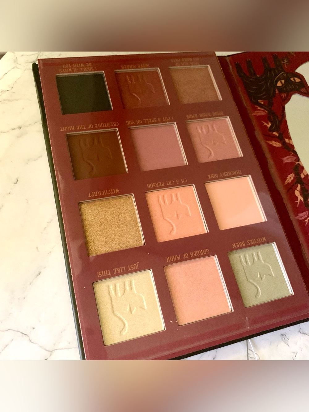 Disney Hocus Pocus 12-Shade Eyeshadow Palette Sanderson Sisters Centric Beauty.